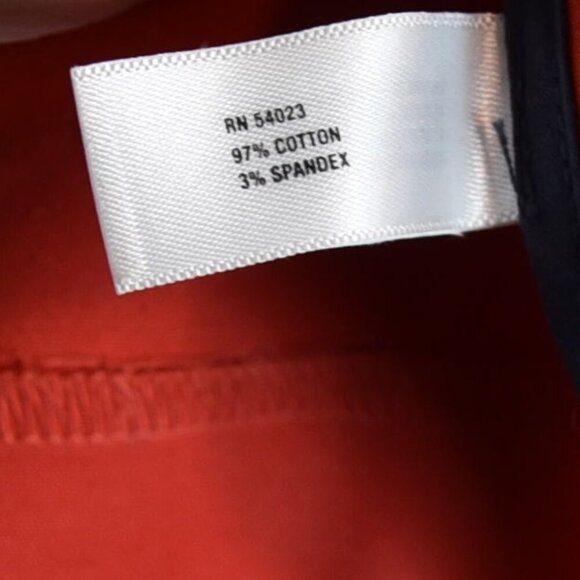 Gap Red Pocket Mini Skirt Size 00P Stretch Mod Preppy Workwear Chic - Picture 7 of 8